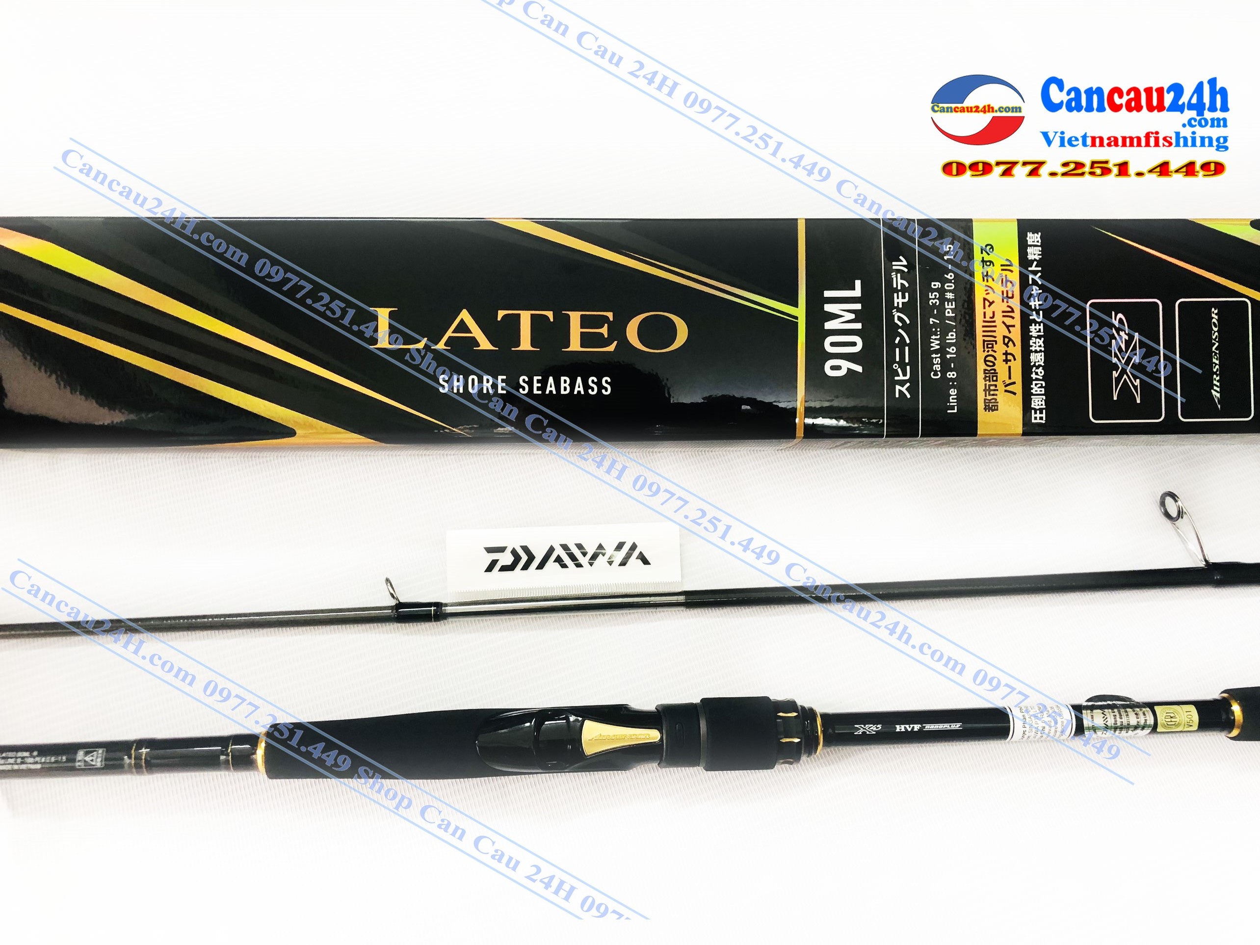 Cần câu cá Daiwa LATEO 90ML | Cần câu Daiwa LATEO 90ML.R SIÊU PHẨM
